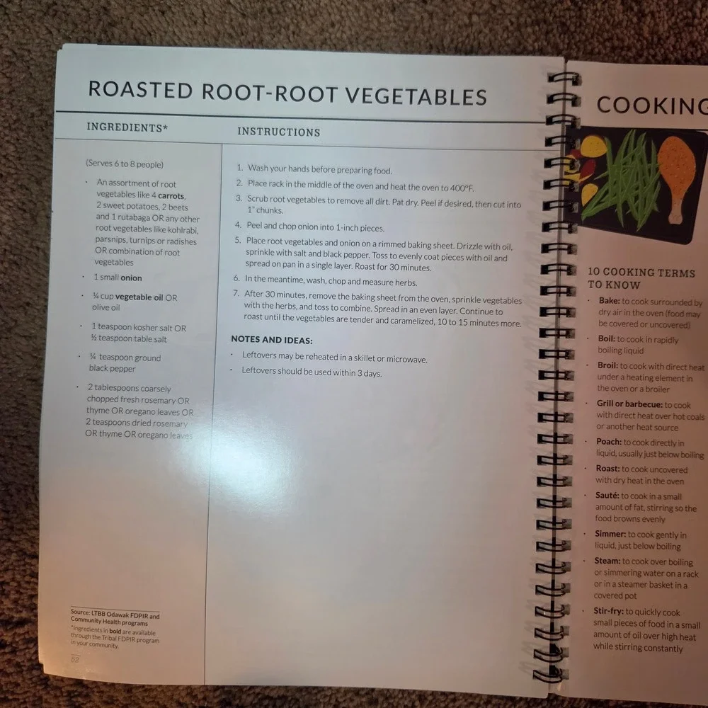 Healthy Cooking THE ANISHINAABEK WAY Anishinaabek Cooking Resources 2021 Book